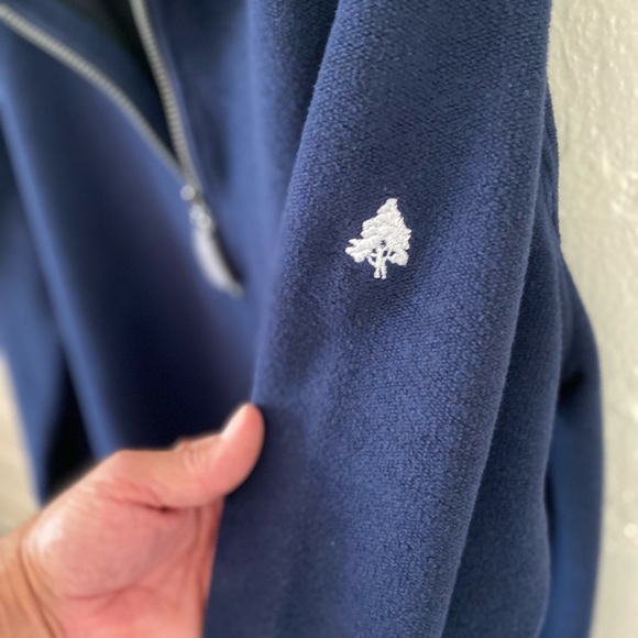 Straight Down Quarter zip. Men’s large color is navy - Picture 4 of 5